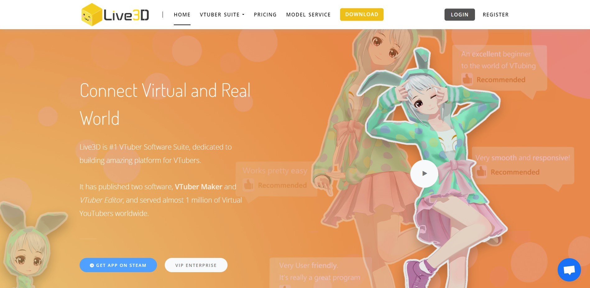 Best VTuber Software là giải pháp tối ưu cho những ai đam mê sáng tạo và muốn trở thành một VTuber chuyên nghiệp. Với các tính năng tiên tiến, công cụ này cho phép thực hiện các hoạt động livestream, quản lí, tạo và thiết kế nhân vật của bạn. Bất kỳ ai đều có thể trở thành một VTuber chất lượng cao với Best VTuber Software.