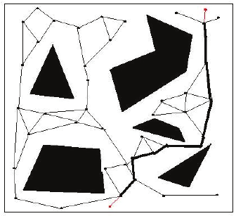 The PRM Nodes Are Generated Randomly In The Free Space And Its Edges Are Drawn Such That