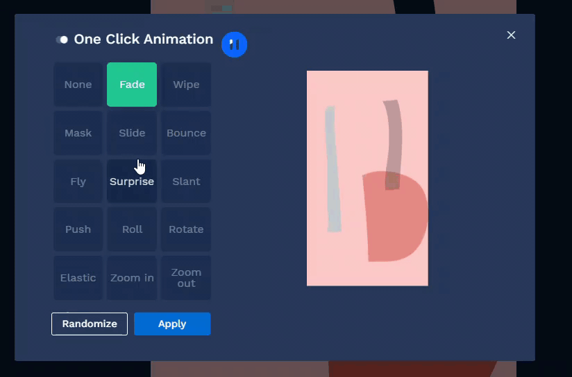 Add animations to any element in your ad