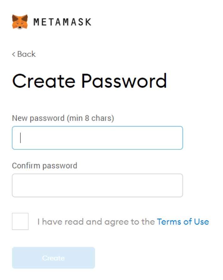 7. Create A Password
