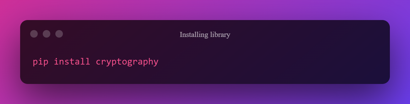 Installing Library