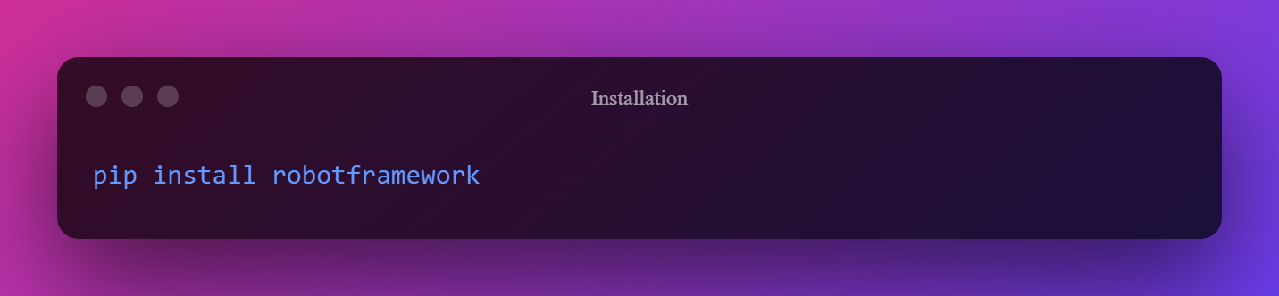 installation