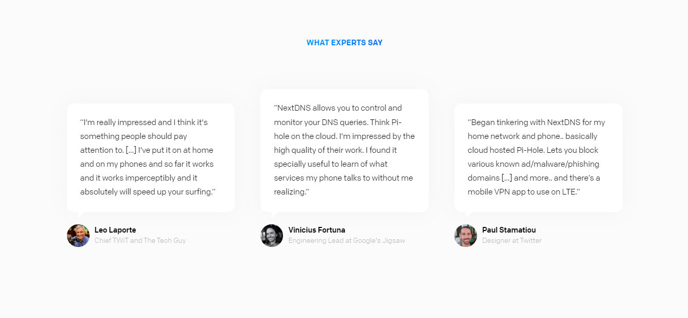NextDNS Expert Opinion