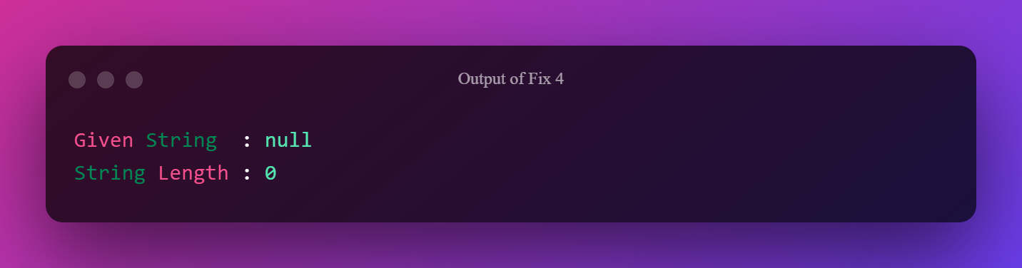 Output De Fix 4