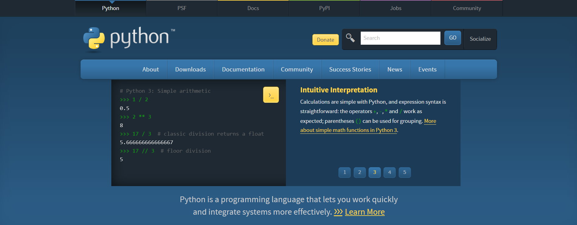 python