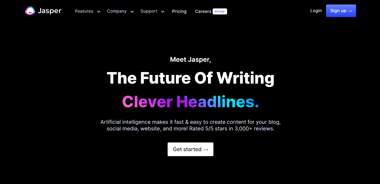 future of writing with Jasper AI tool