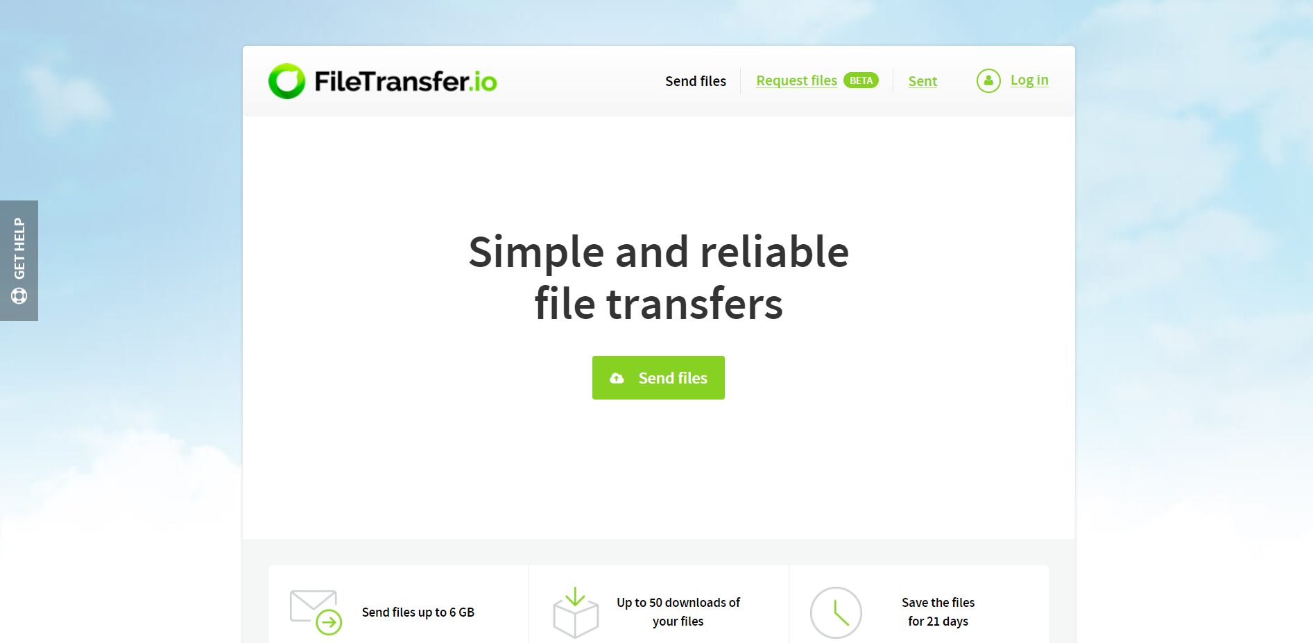 Transfert de fichiers.io