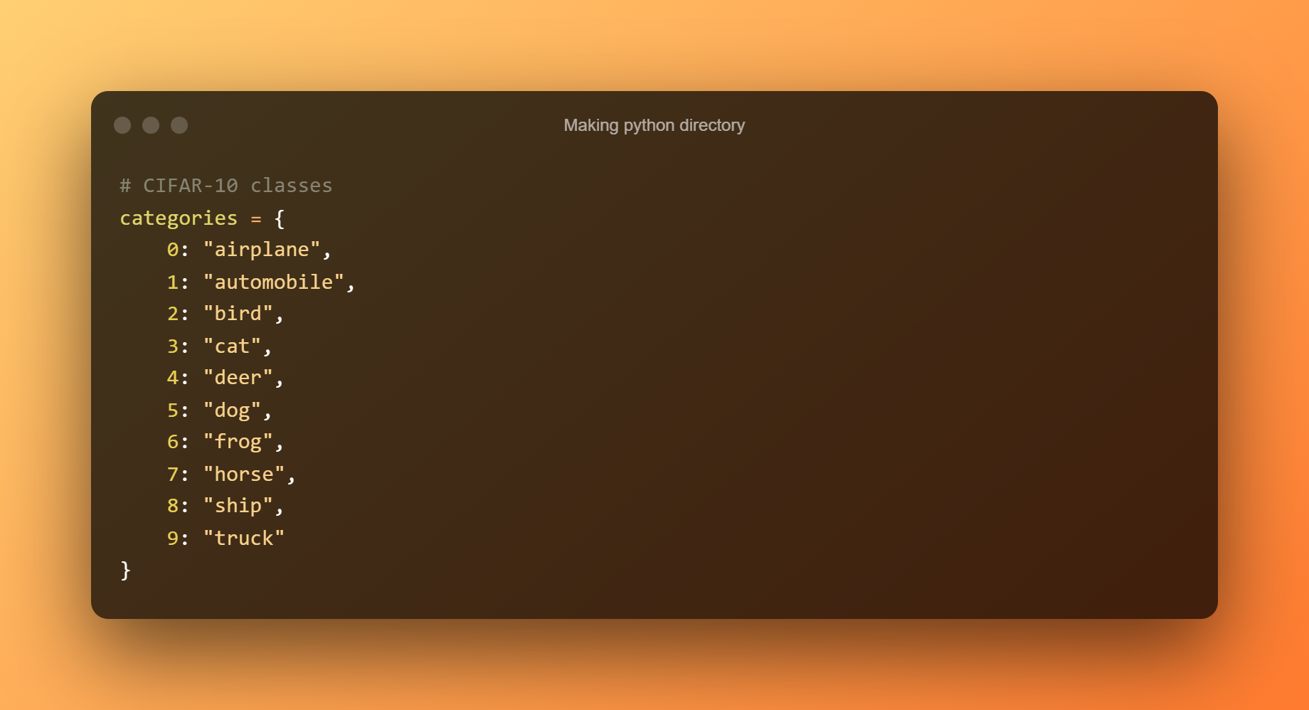 Making Python Directory 1