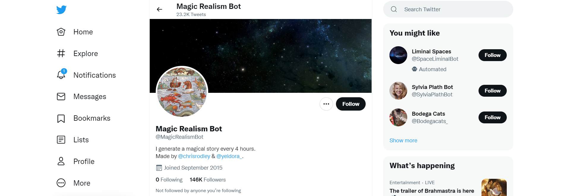 Magic Realism Bot