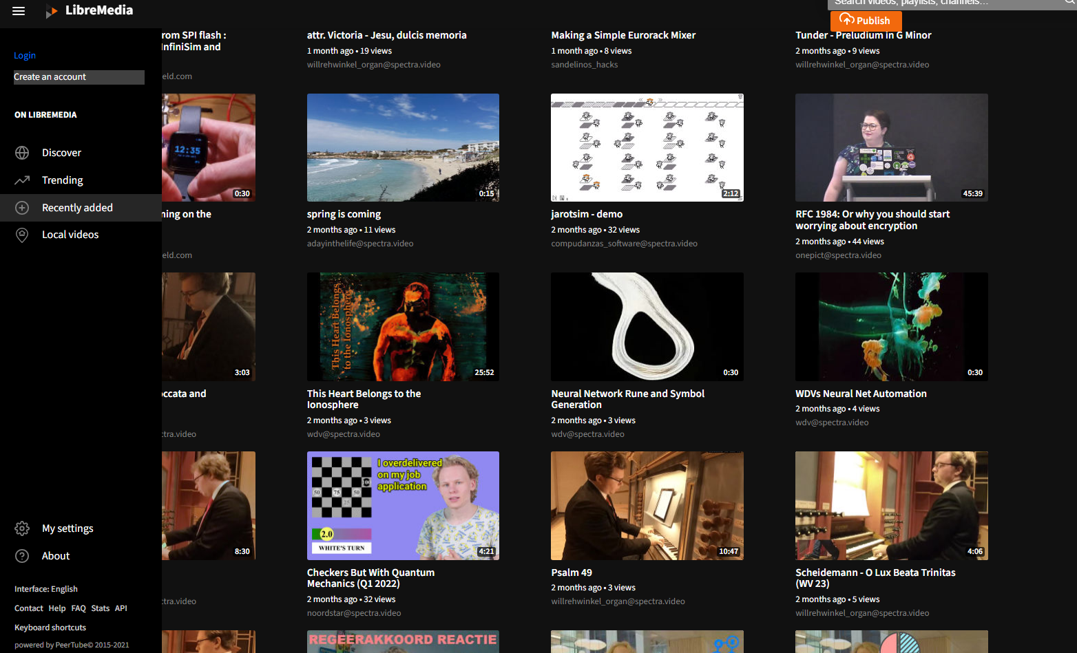 fediverse includes an open-source Youtube alternative called PeerTube