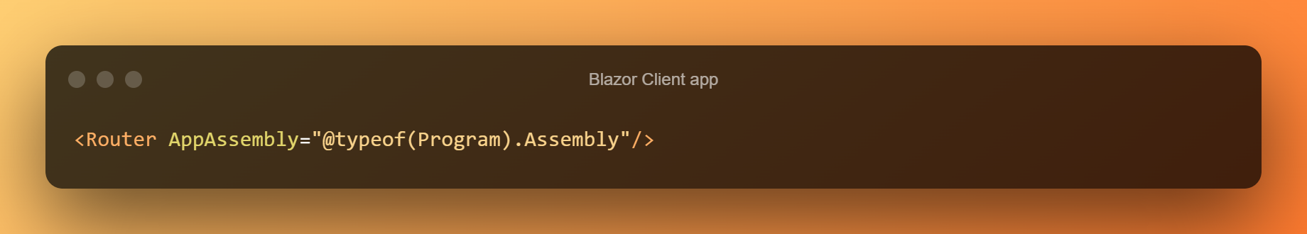 Blazor Client-app