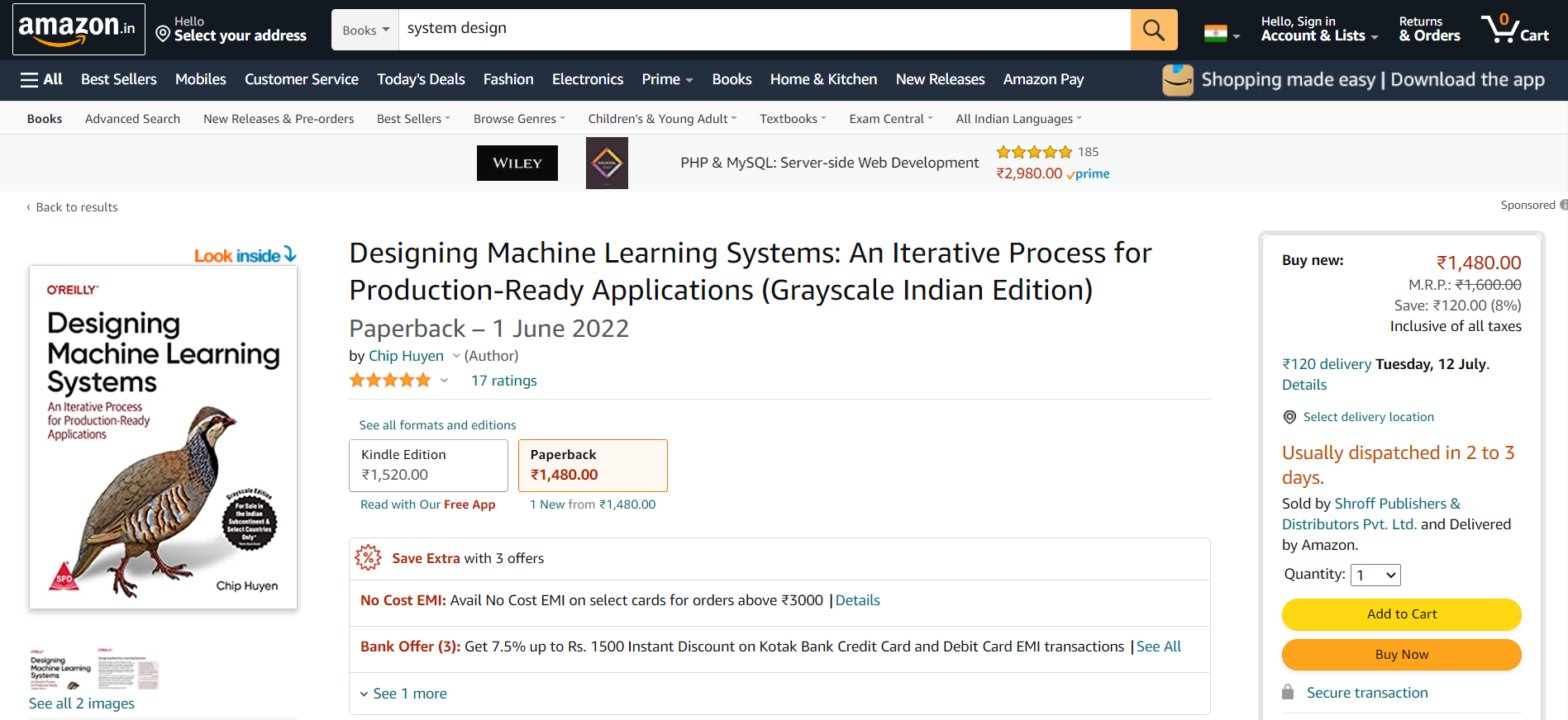 Designign Machine Learning System