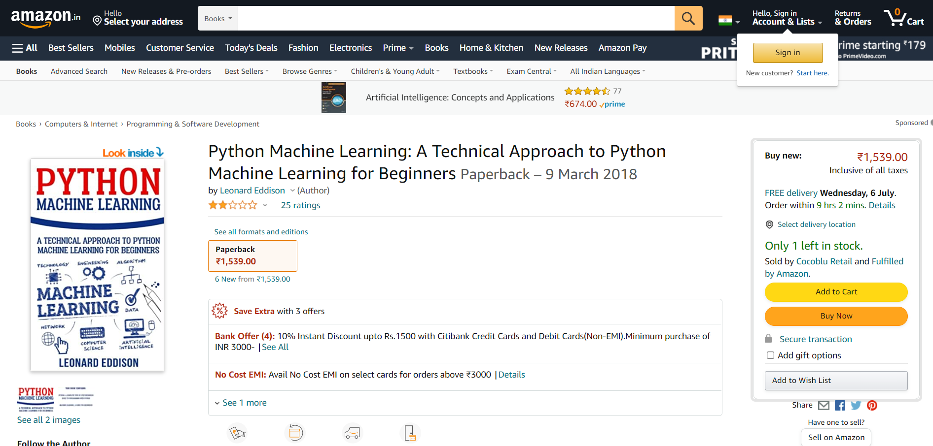 Python Machina Learning