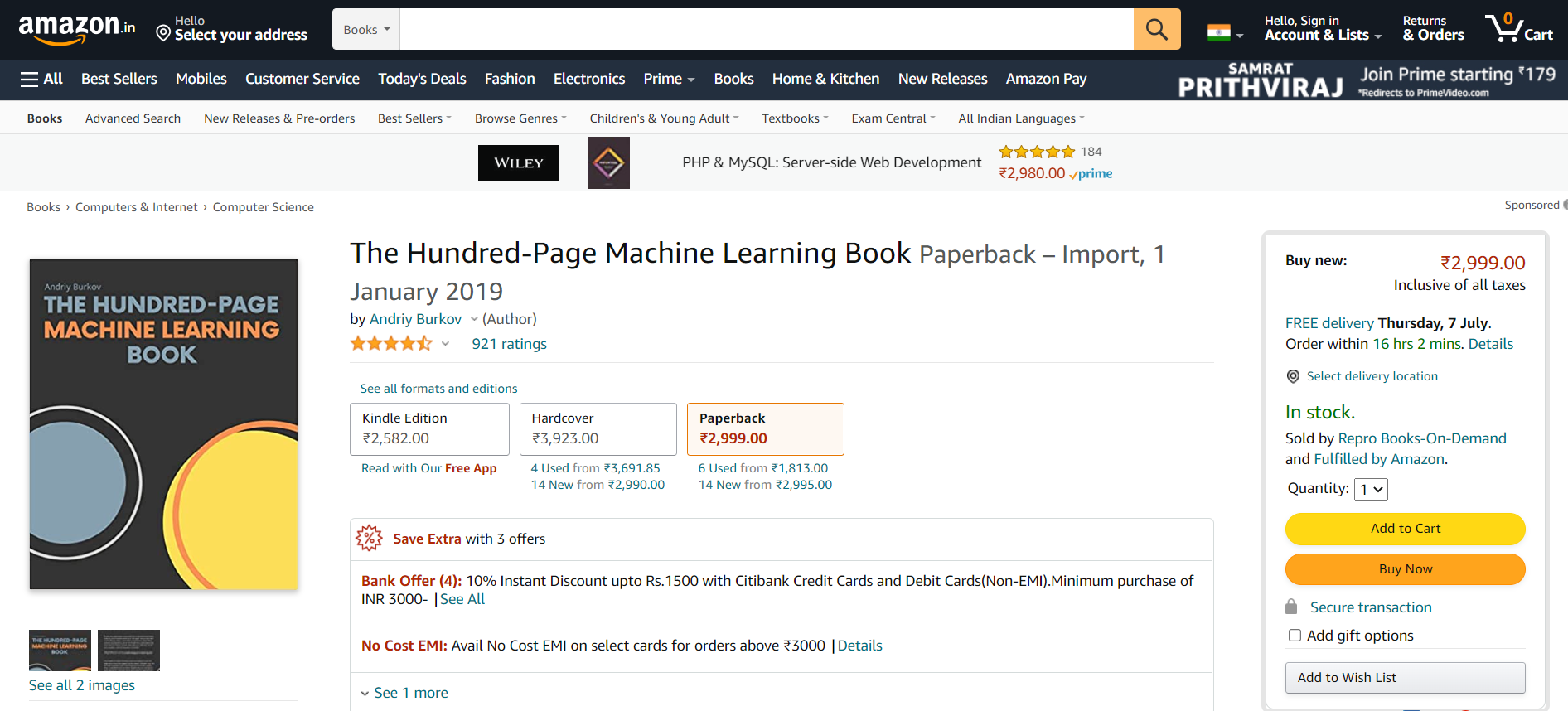 The Hundread Page Machine Learning Book