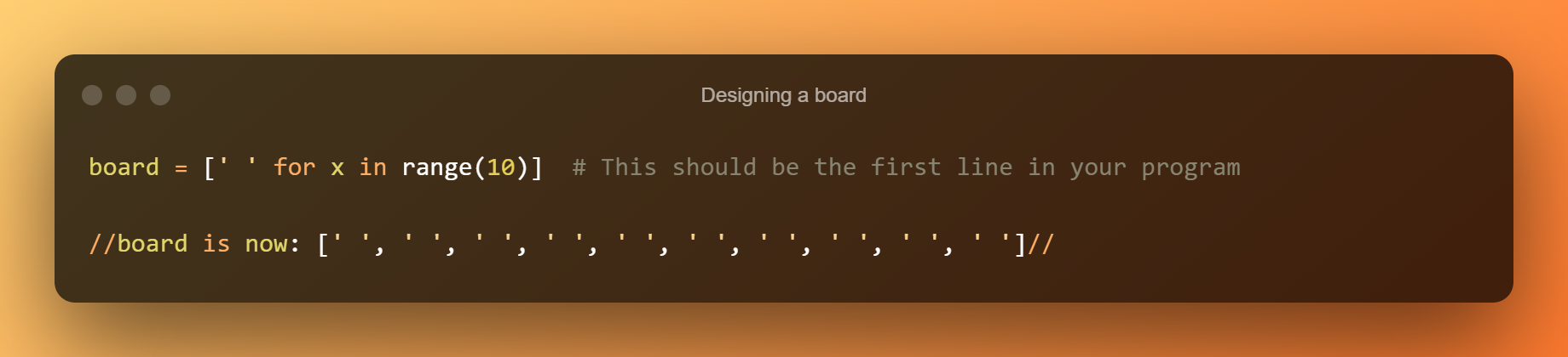 Designing A Board