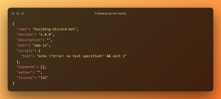 Ниже приведены результаты