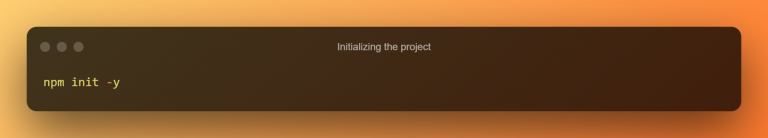 Инициализация проекта