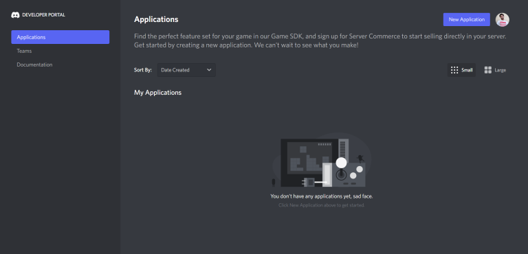 Новое приложение