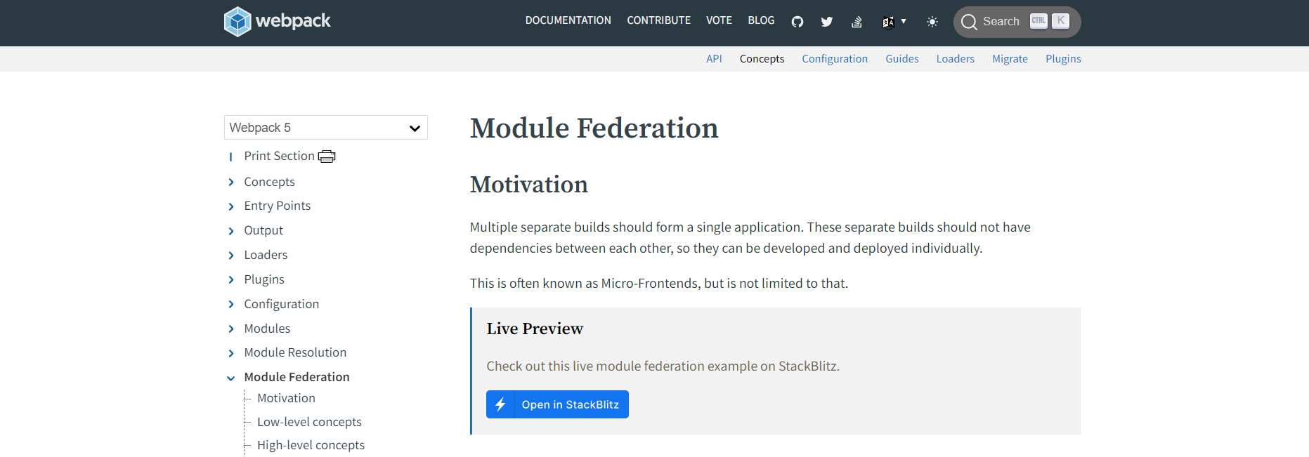 Webpack Module Federation