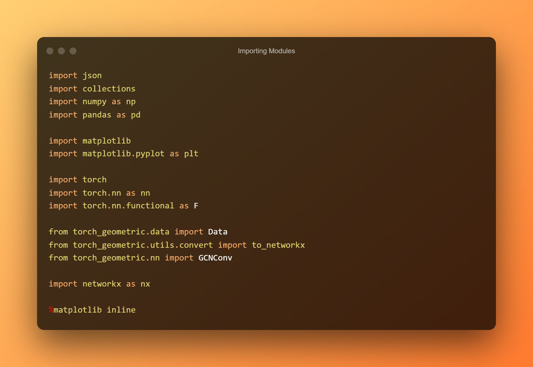 Importing Modules 1