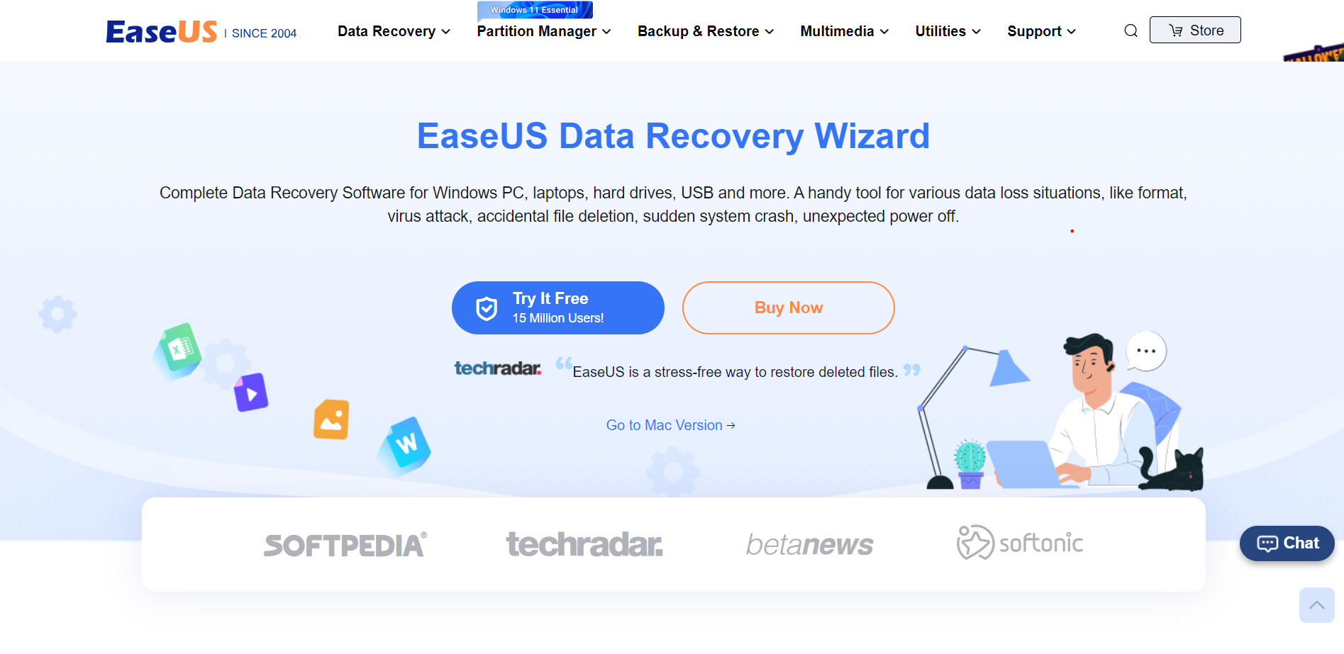 EaseUS Data Recovery varázsló