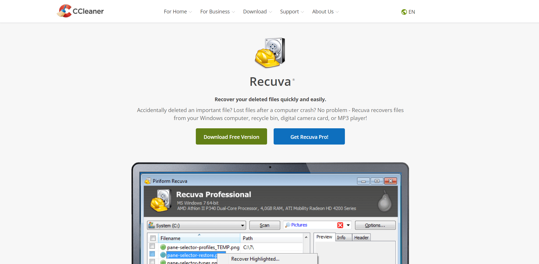 Recuva的