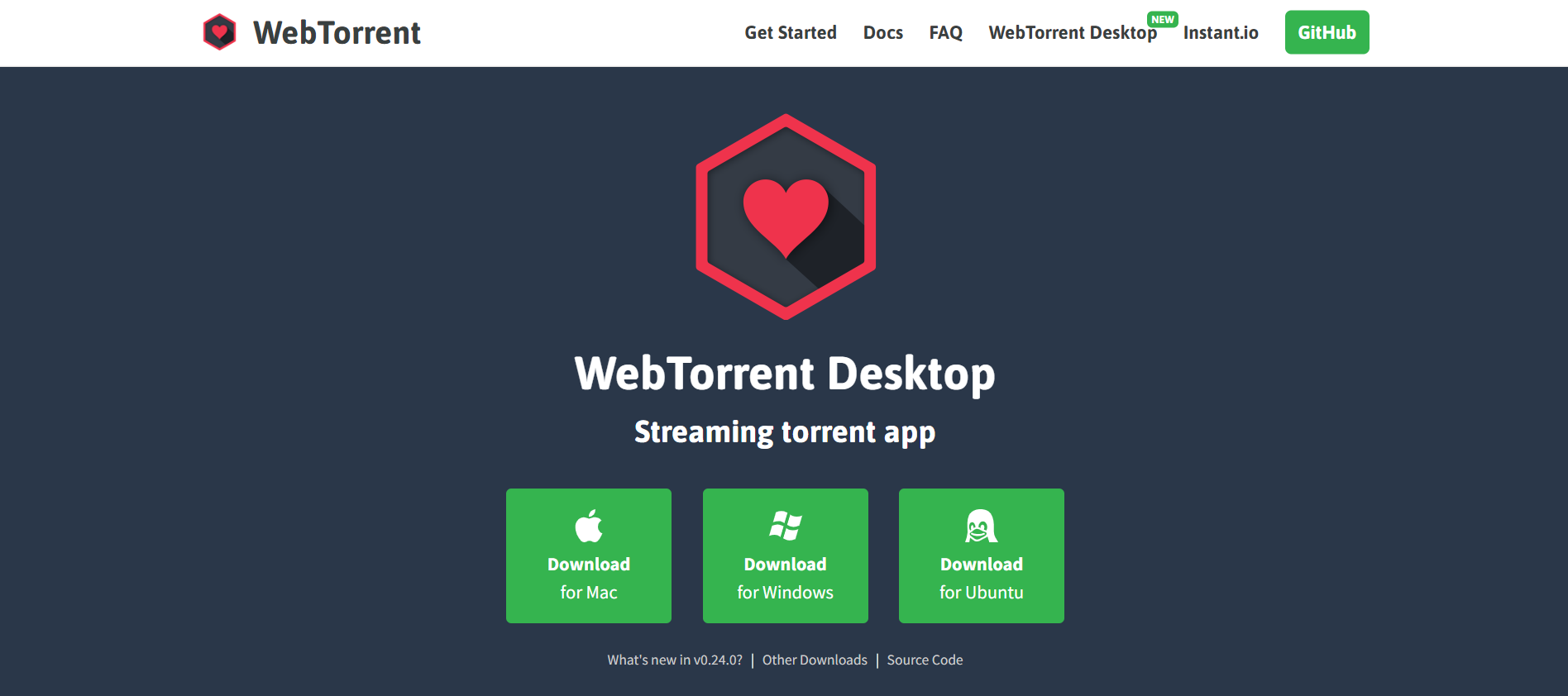Desktop WebTorrent