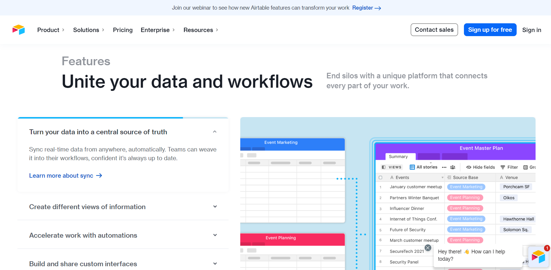 Airtable дані та робочий процес