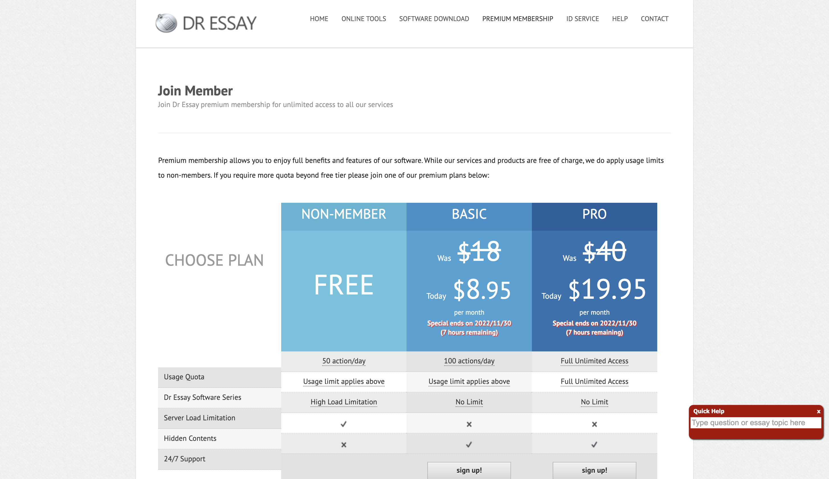 Dr. Essay Pricing