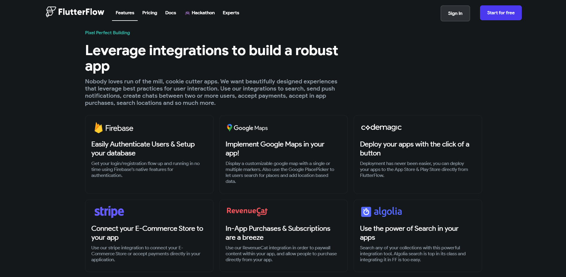 Integrasi Flutterflow