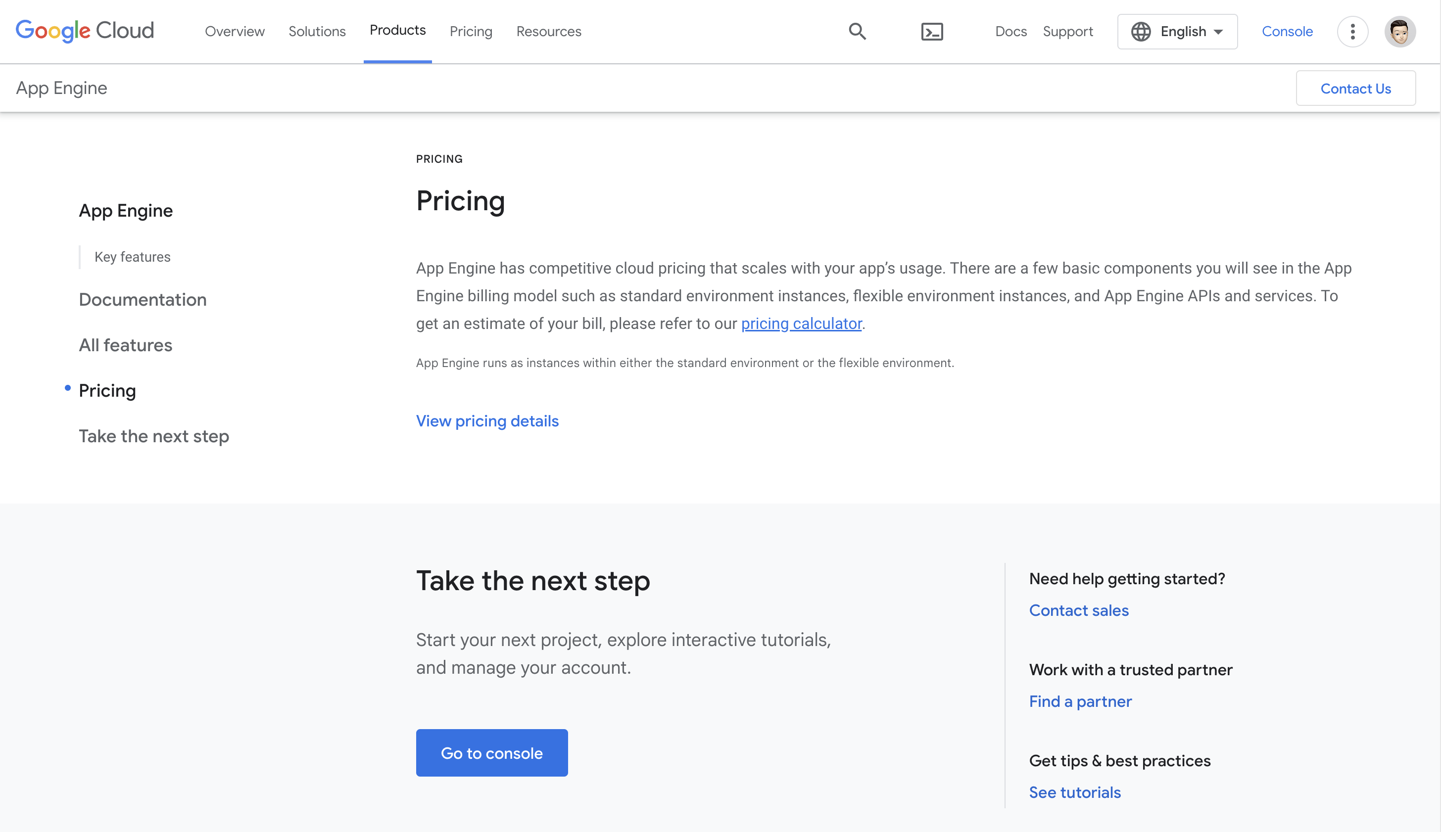 Google App Engine Pricing