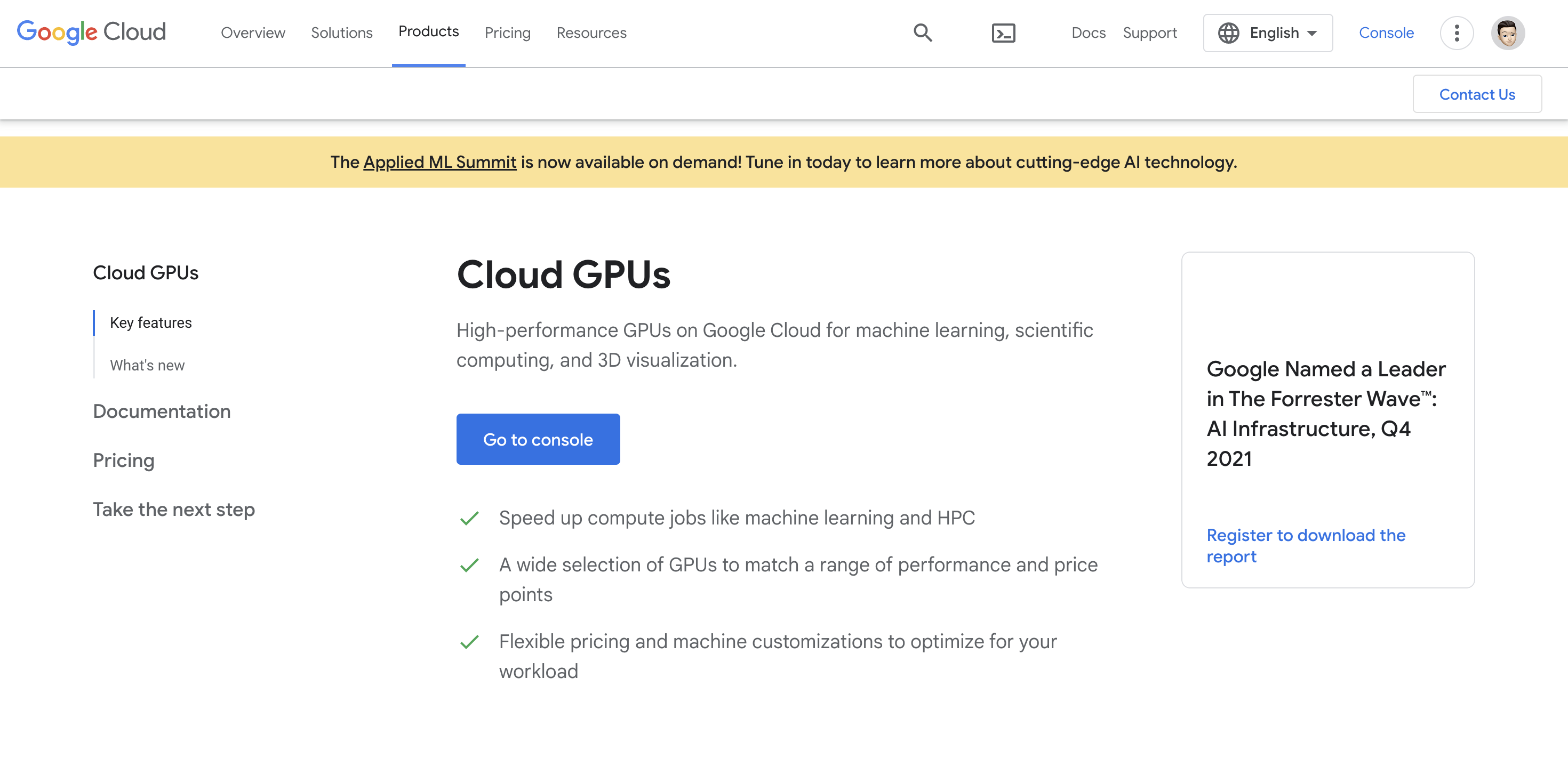 GPU Google Cloud