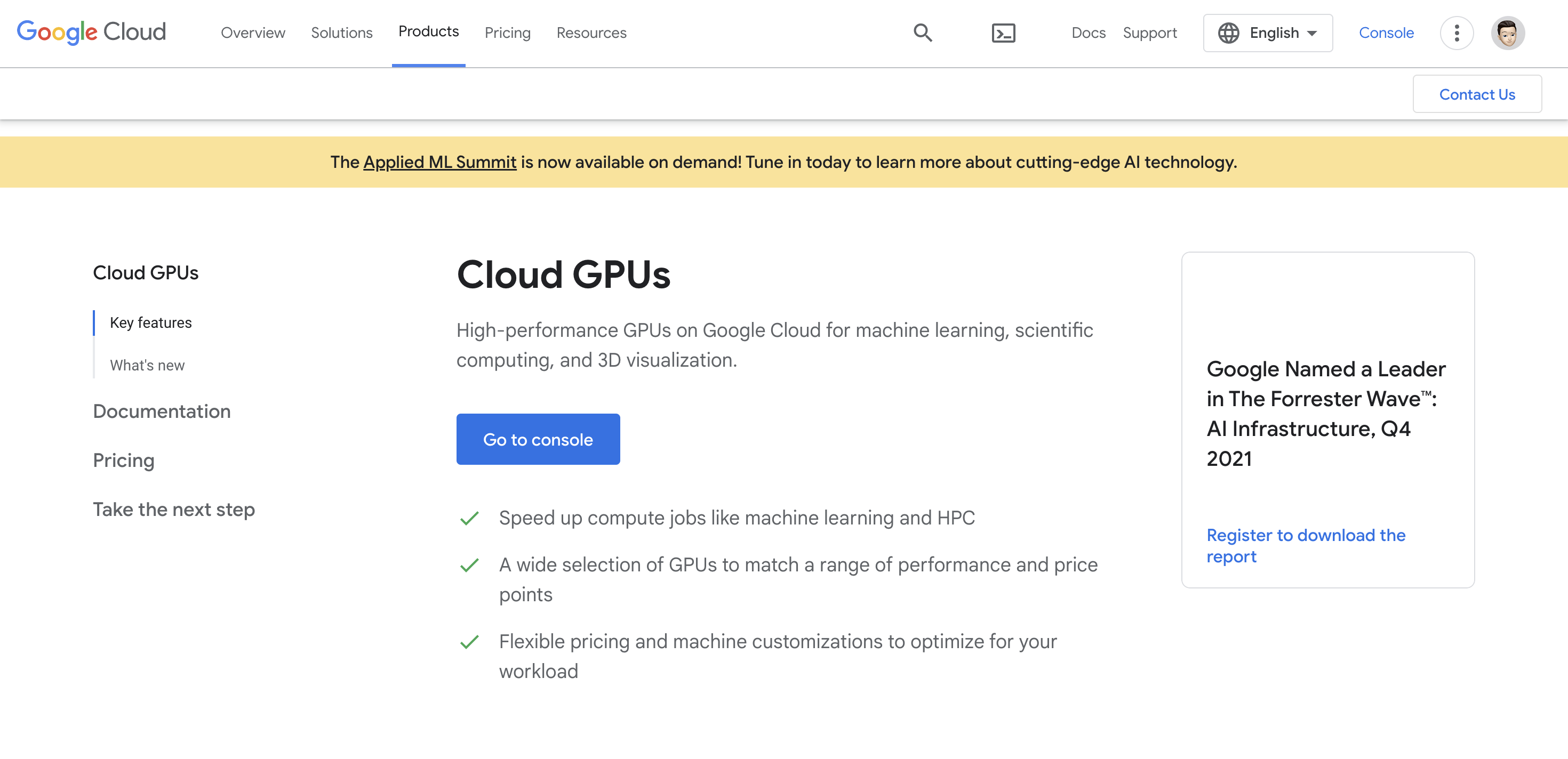 Gpu di Google Cloud