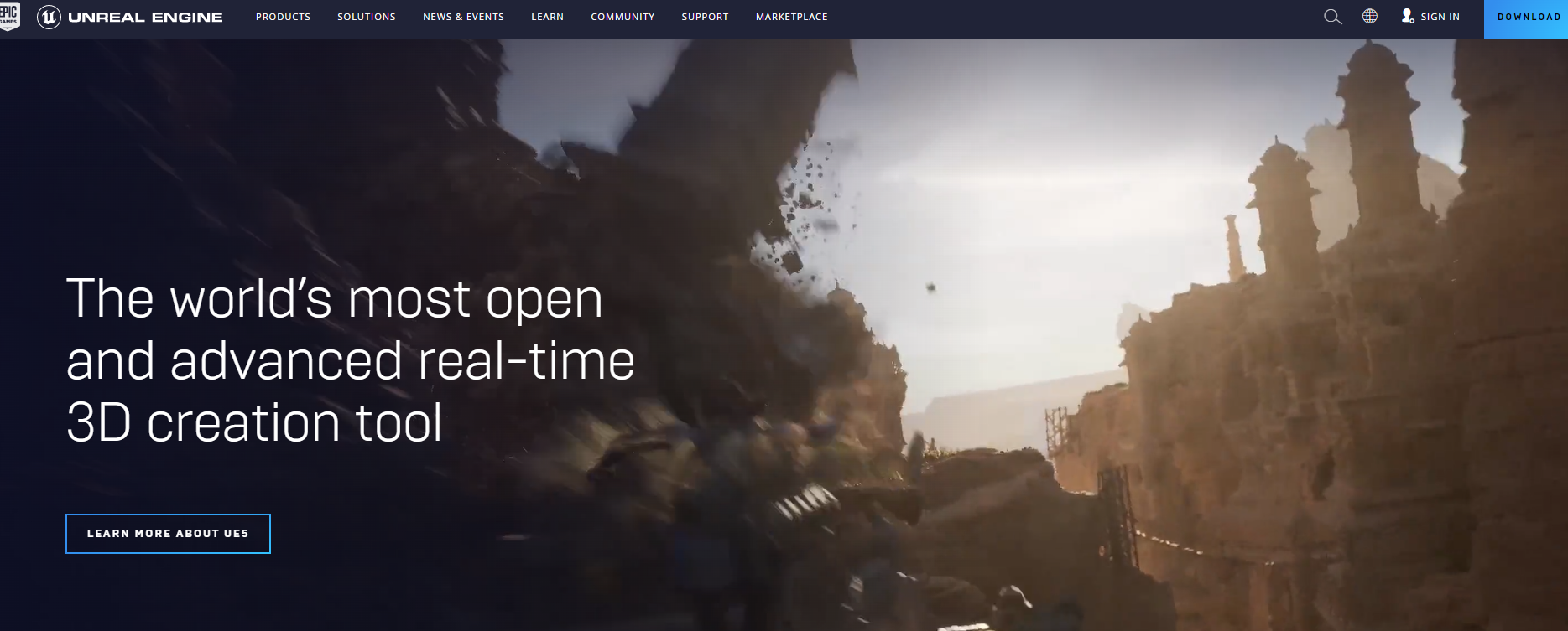 Unreal Engine Homepage