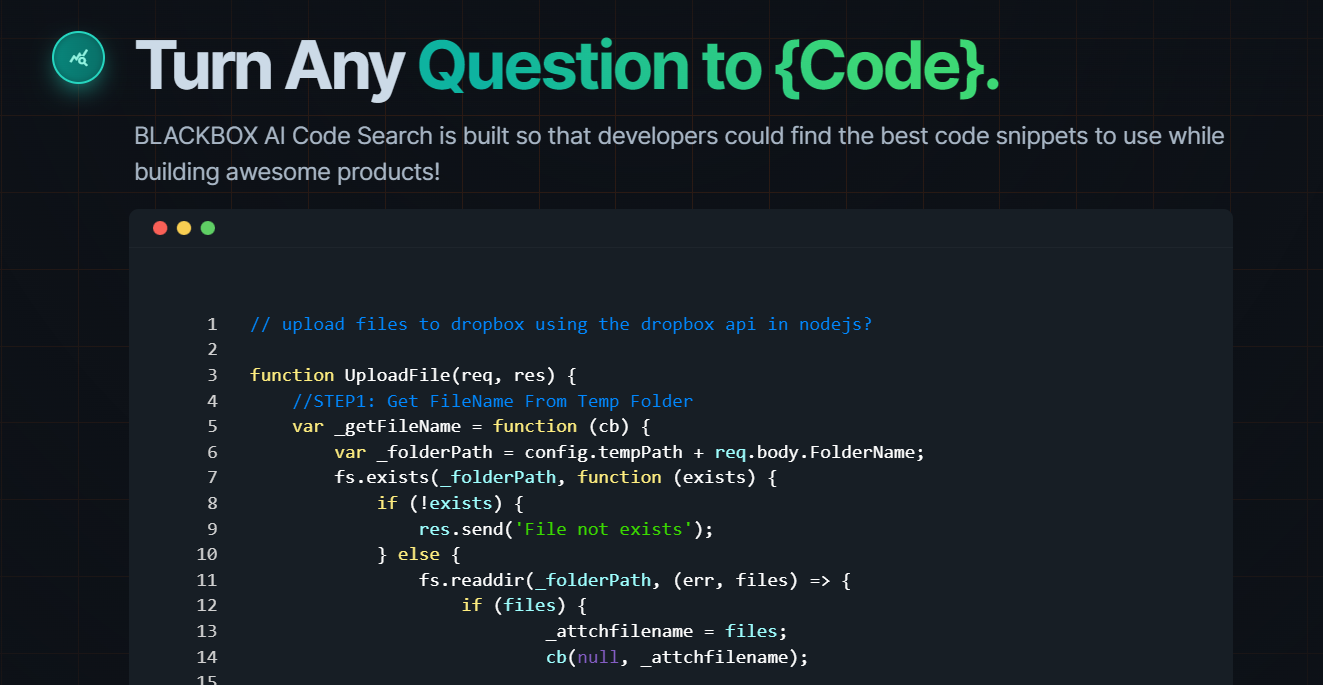 Code Question Blackbox