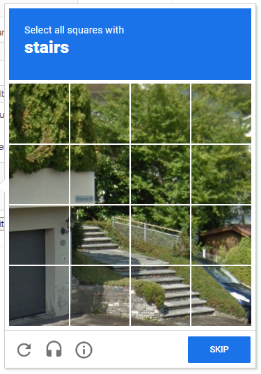 reCAPTCHA probat sunt basic forma probationis personae