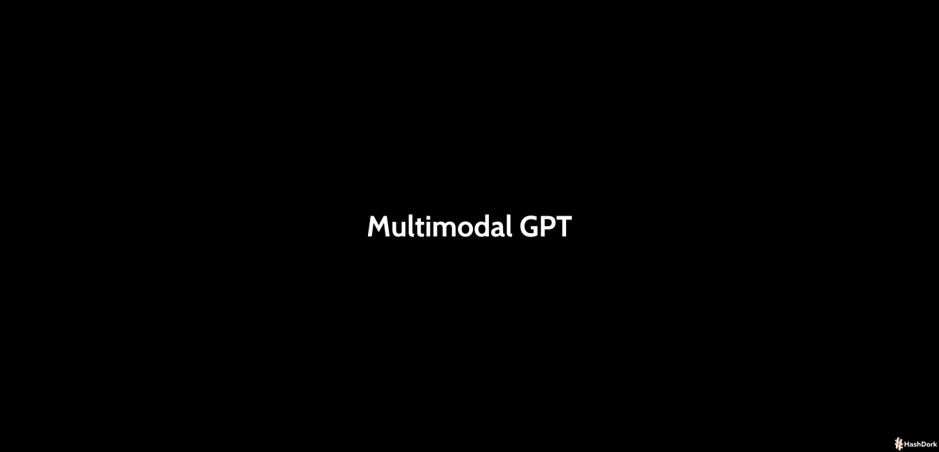 Multimodal Gpt