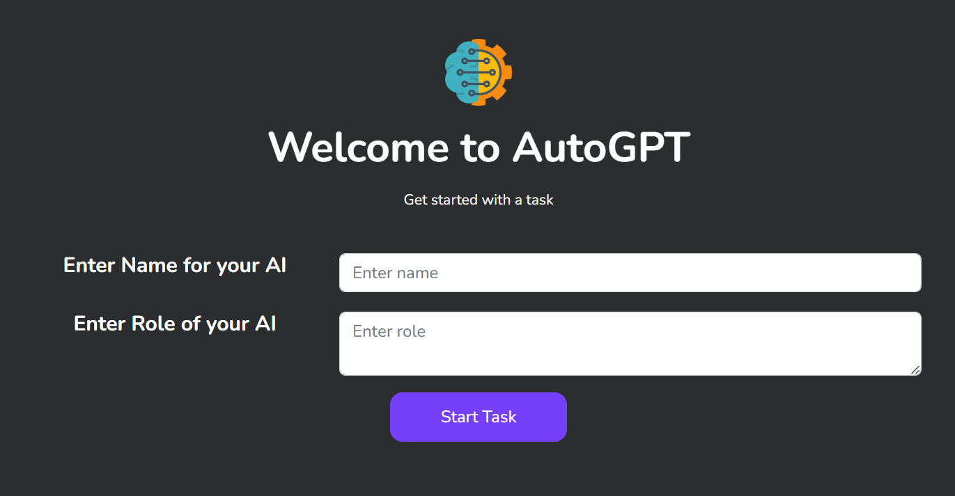 Autogpt Homepage