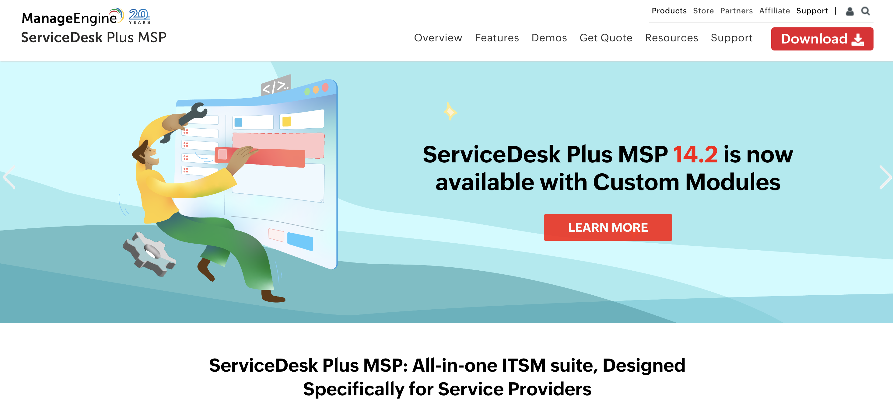 ServiceDesk Ditambah MSP