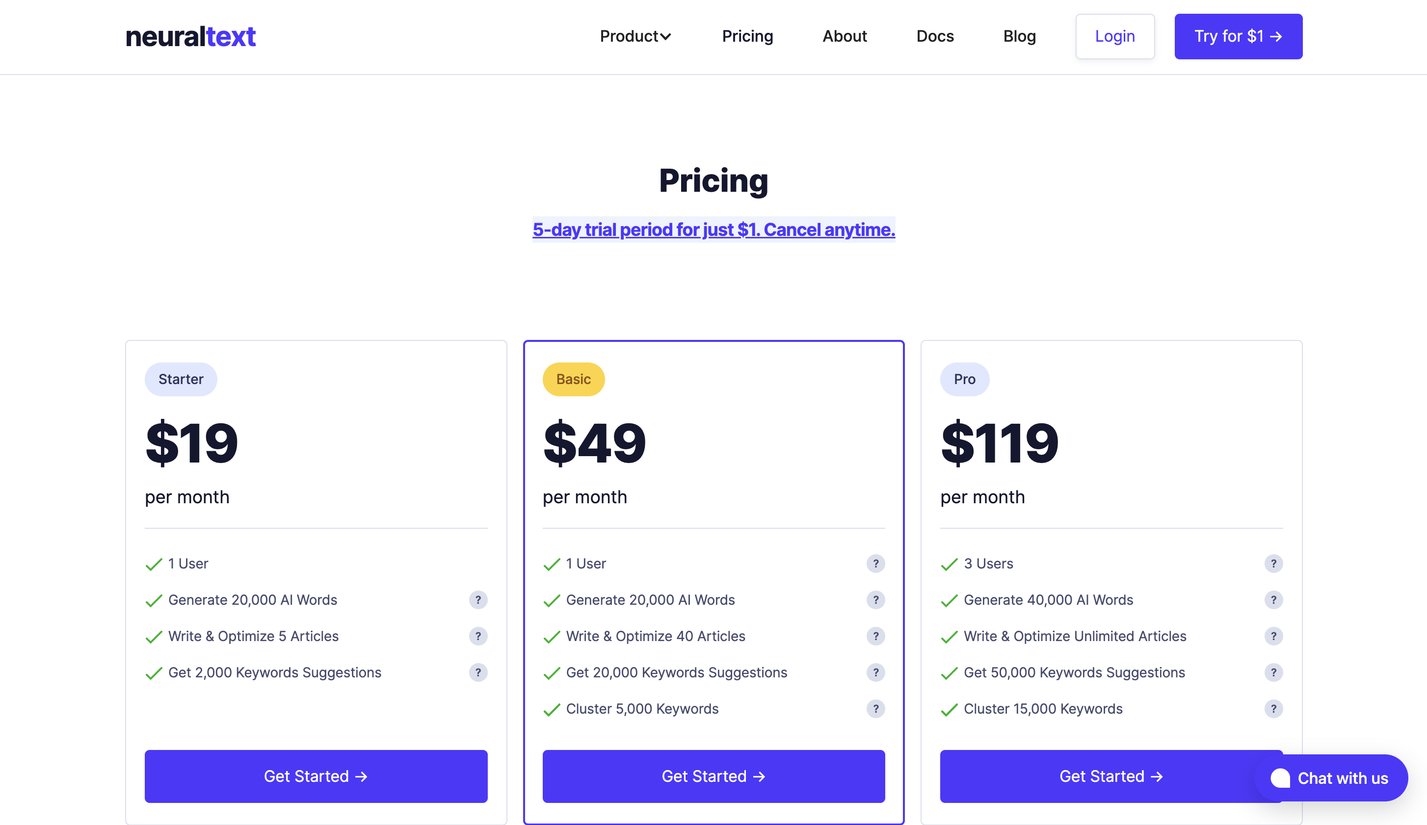 Neural Text Pricing