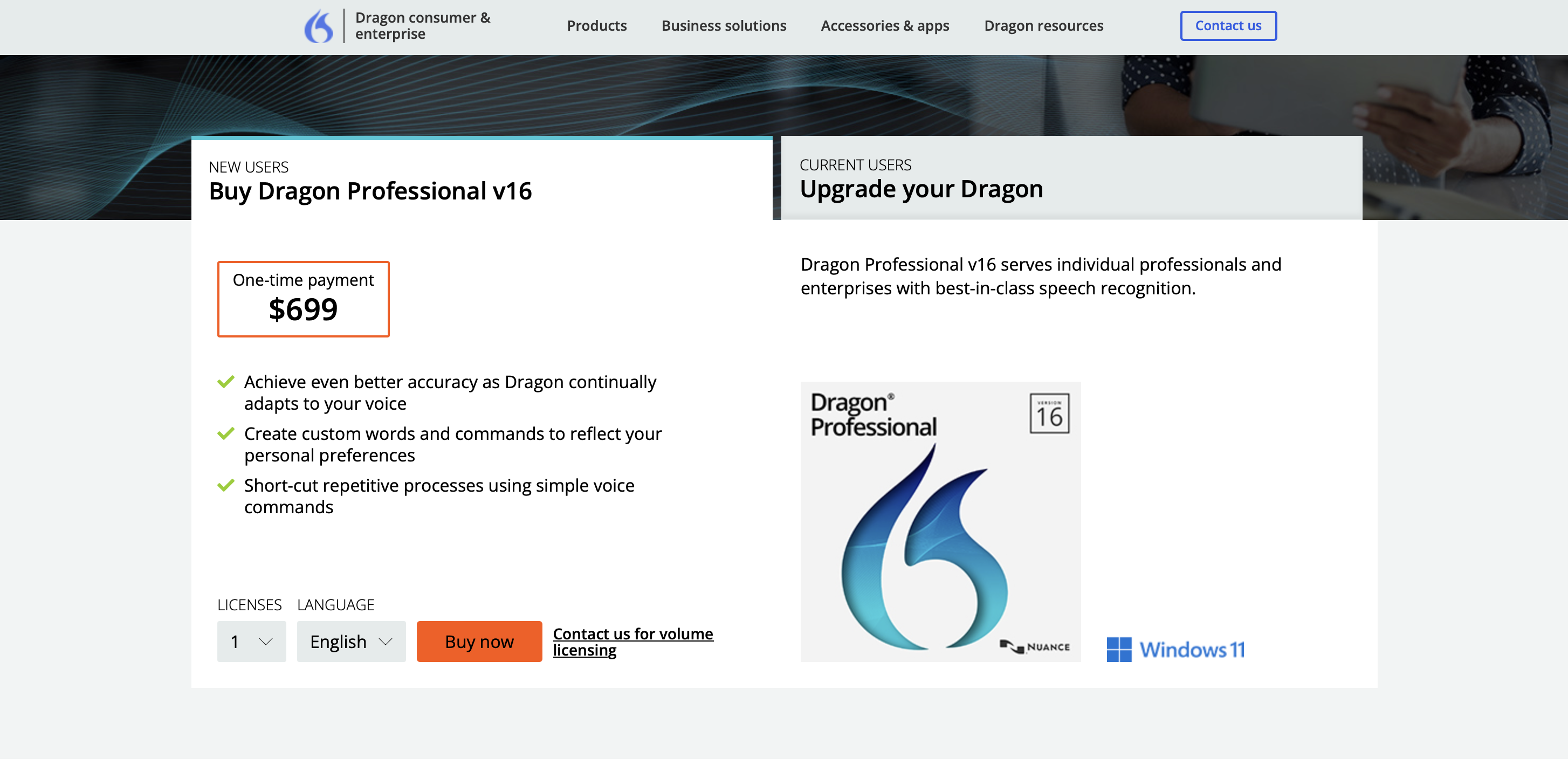 Nuance Dragon Professional Pricing