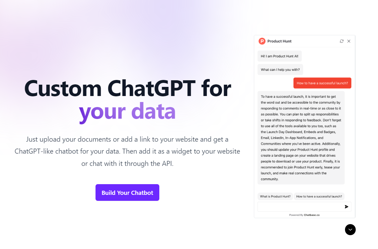 Chatgpt For Your Data