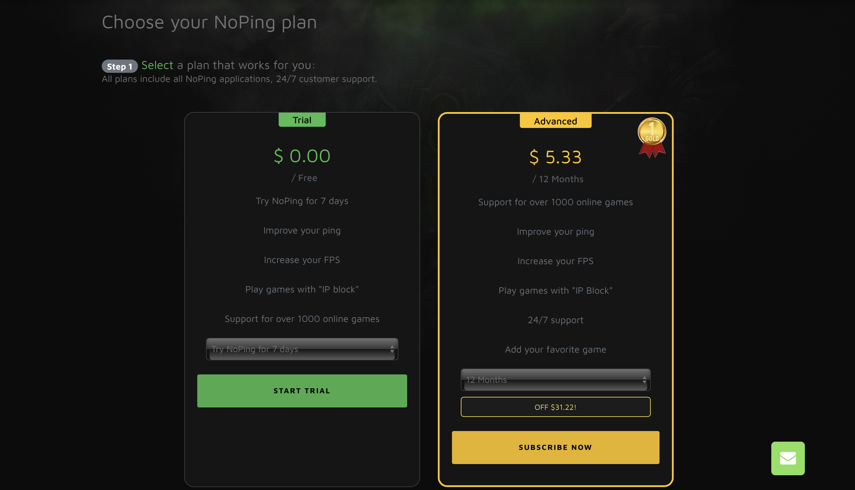 No Ping Pricing