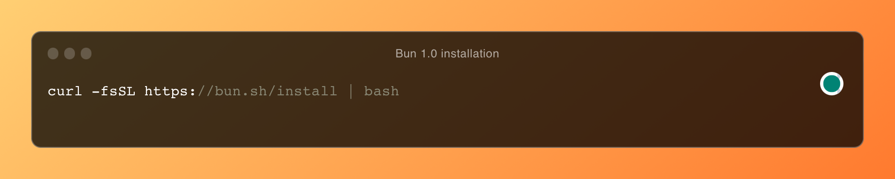 Встановлення Bun 1.0
