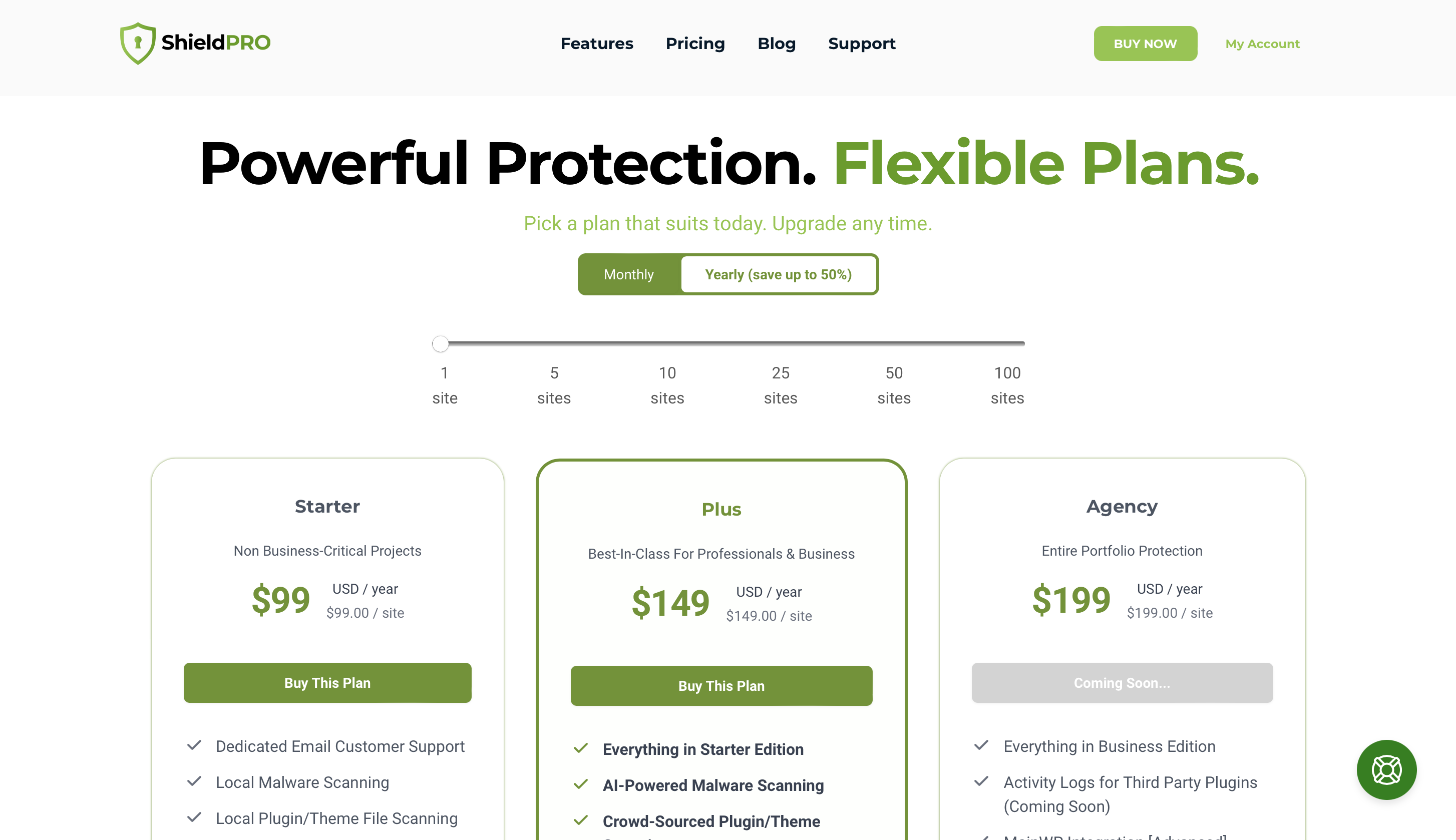 Shield Security Pricing