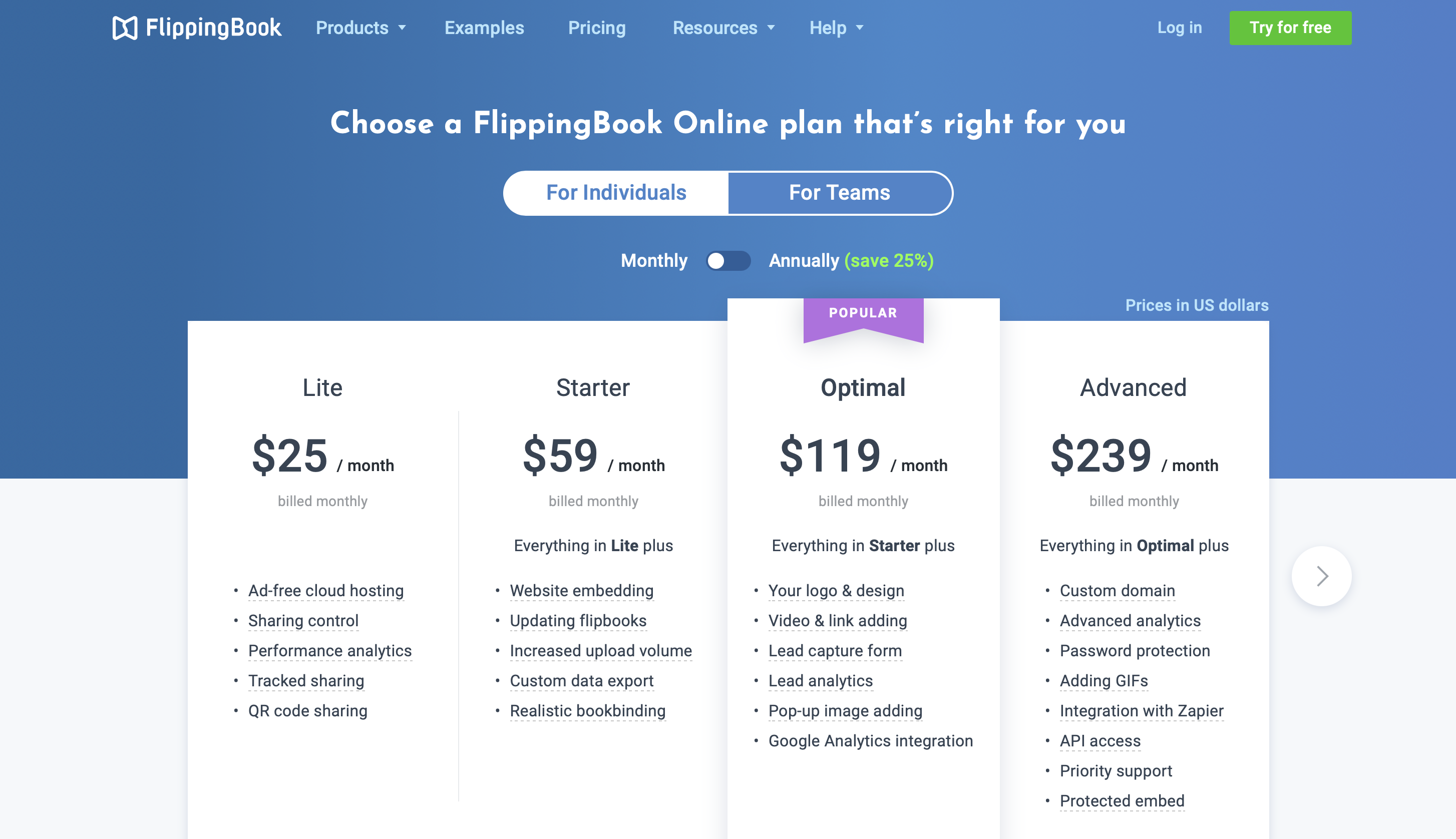 FlippingBook Pricing