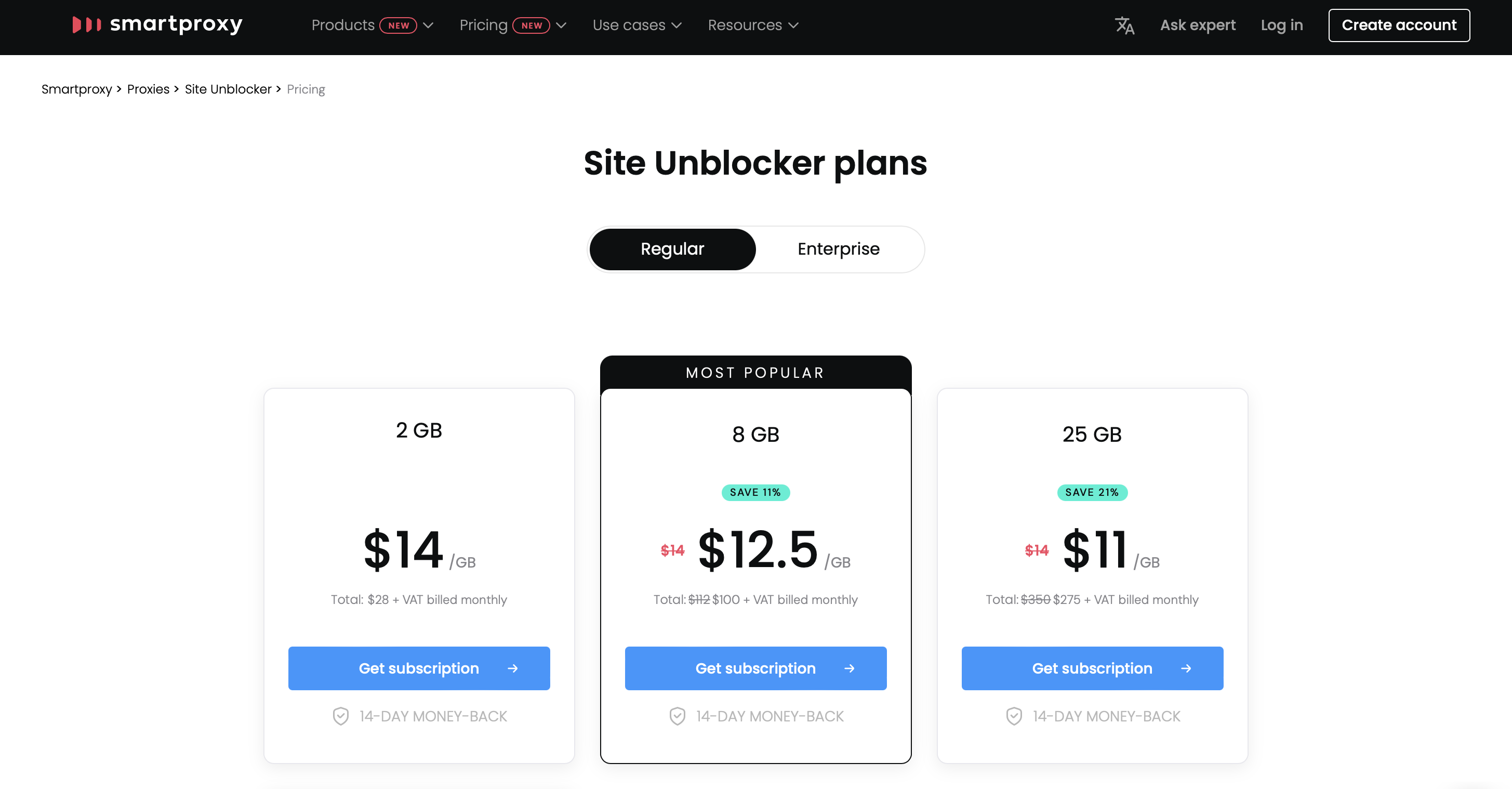 Smartproxy Cene 1