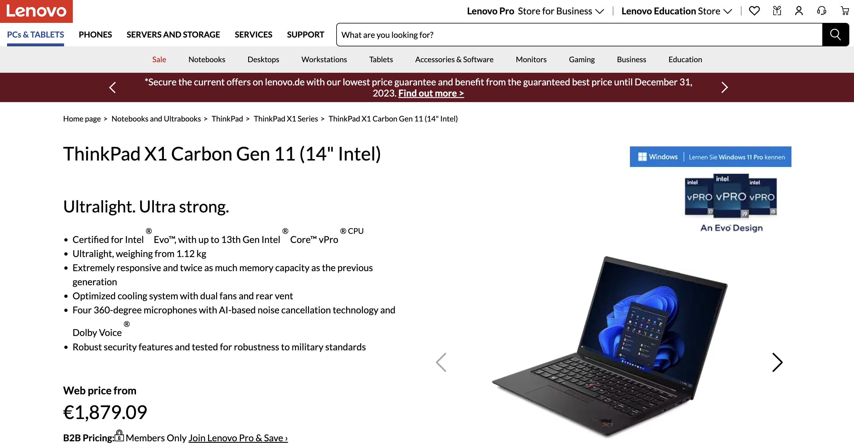 Lenovo ThinkPad X1 Carbon Gen 11 2023 1