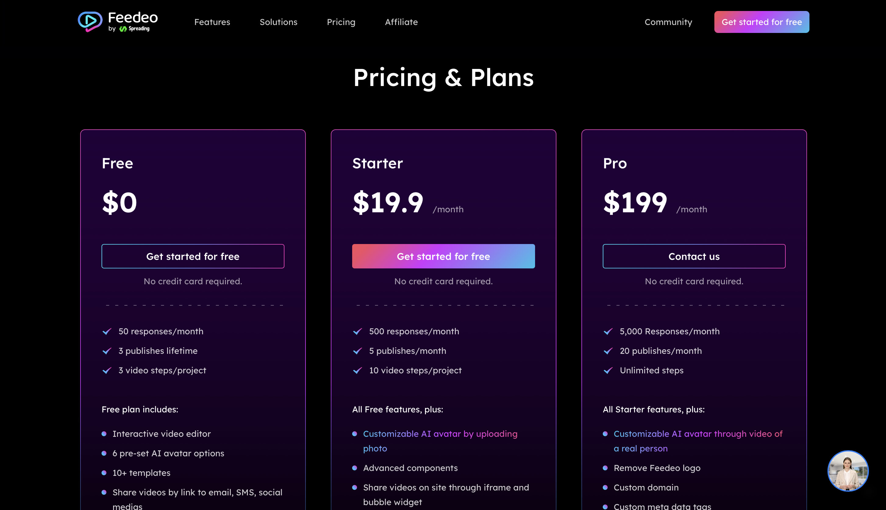 Feedeo Pricing